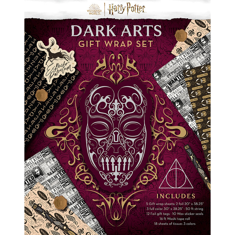 Harry Potter: Dark Arts Gift Wrap Stationery Set