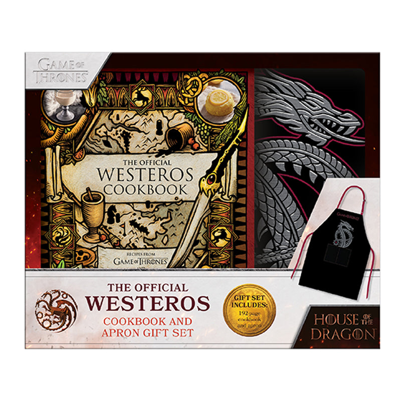 The Official Westeros Cookbook and Apron Gift Set