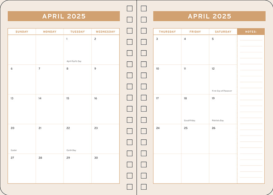 2025 Yellowstone: The Dutton Ranch 13-Month Weekly Planner
