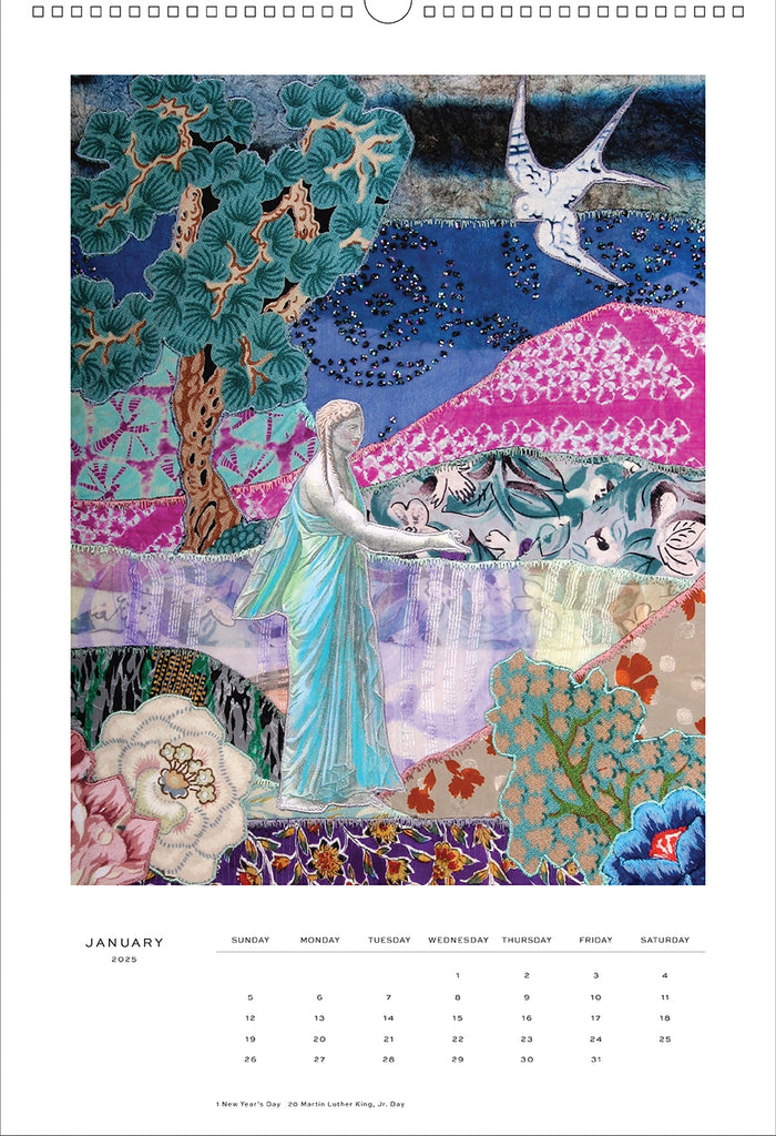 2025 Enchanted Worlds Poster Wall Calendar