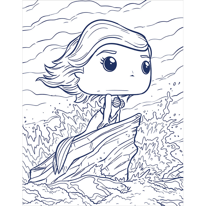 Disney Princess: The Official Funko POP! Coloring Book