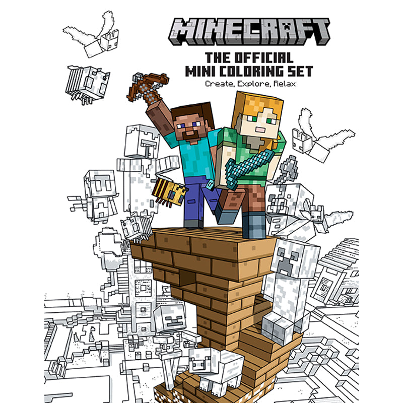 Minecraft: The Official Mini Coloring Set