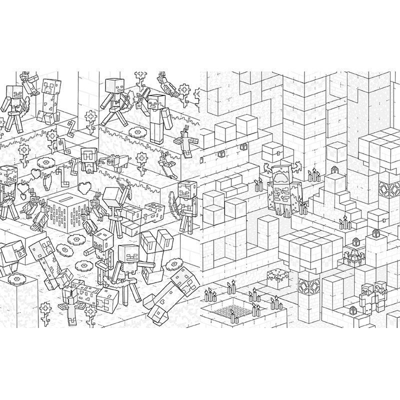 Minecraft: The Official Mini Coloring Set