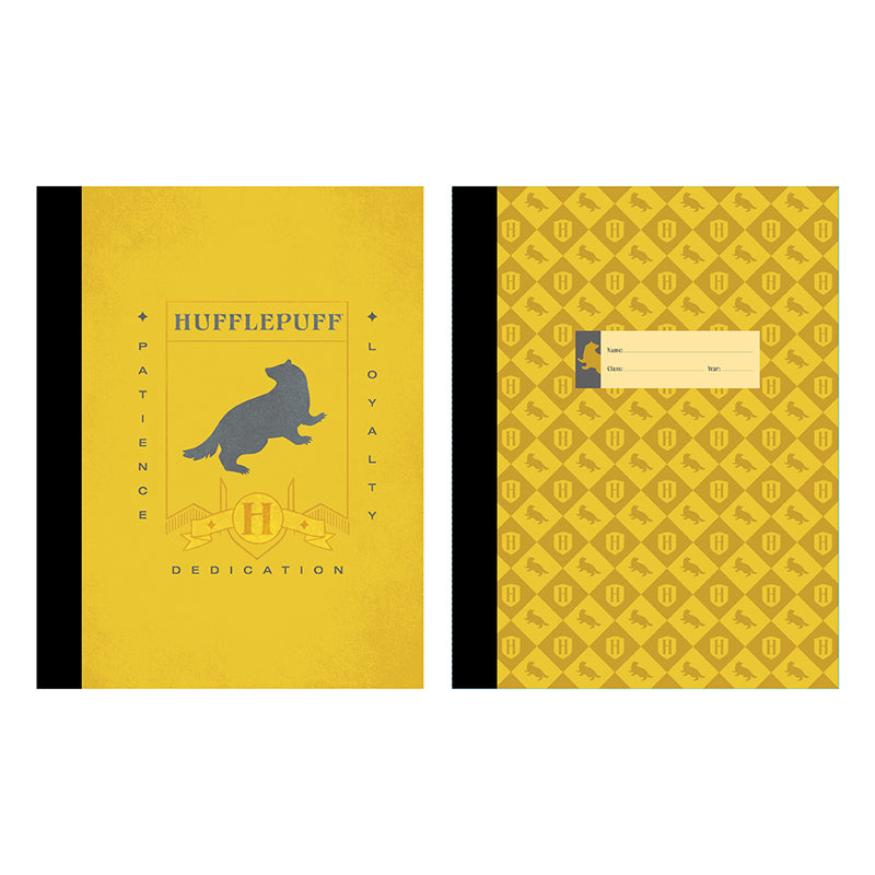 Harry Potter: Hufflepuff Composition Notebook Set (Set of 2)