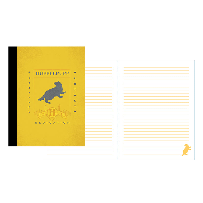 Harry Potter: Hufflepuff Composition Notebook Set (Set of 2)