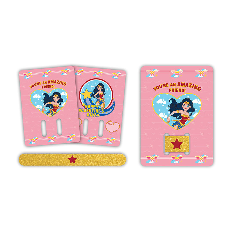 DC: Super Friends Slap Bracelet Valentines