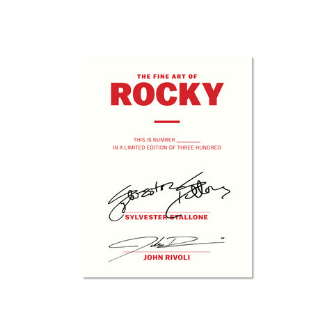 The Fine Art of Rocky [Limited Edition also signed by Sylvester Stallone]