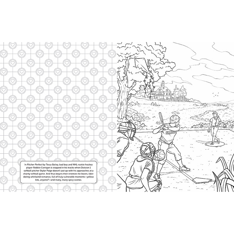 I Love Sports Romance Coloring and Activity Book