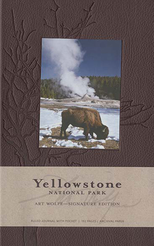 Yellowstone National Park Hardcover Ruled Journal