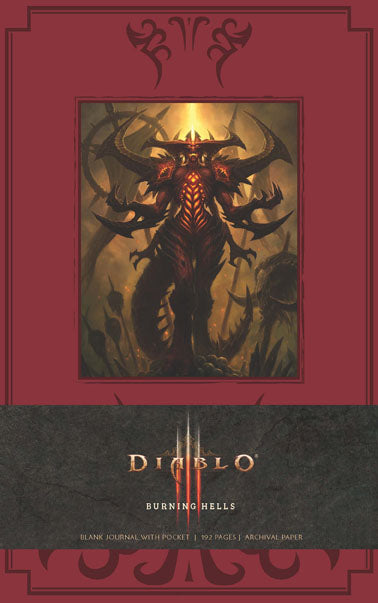 Diablo Burning Hells Hardcover Blank Journal (Large)