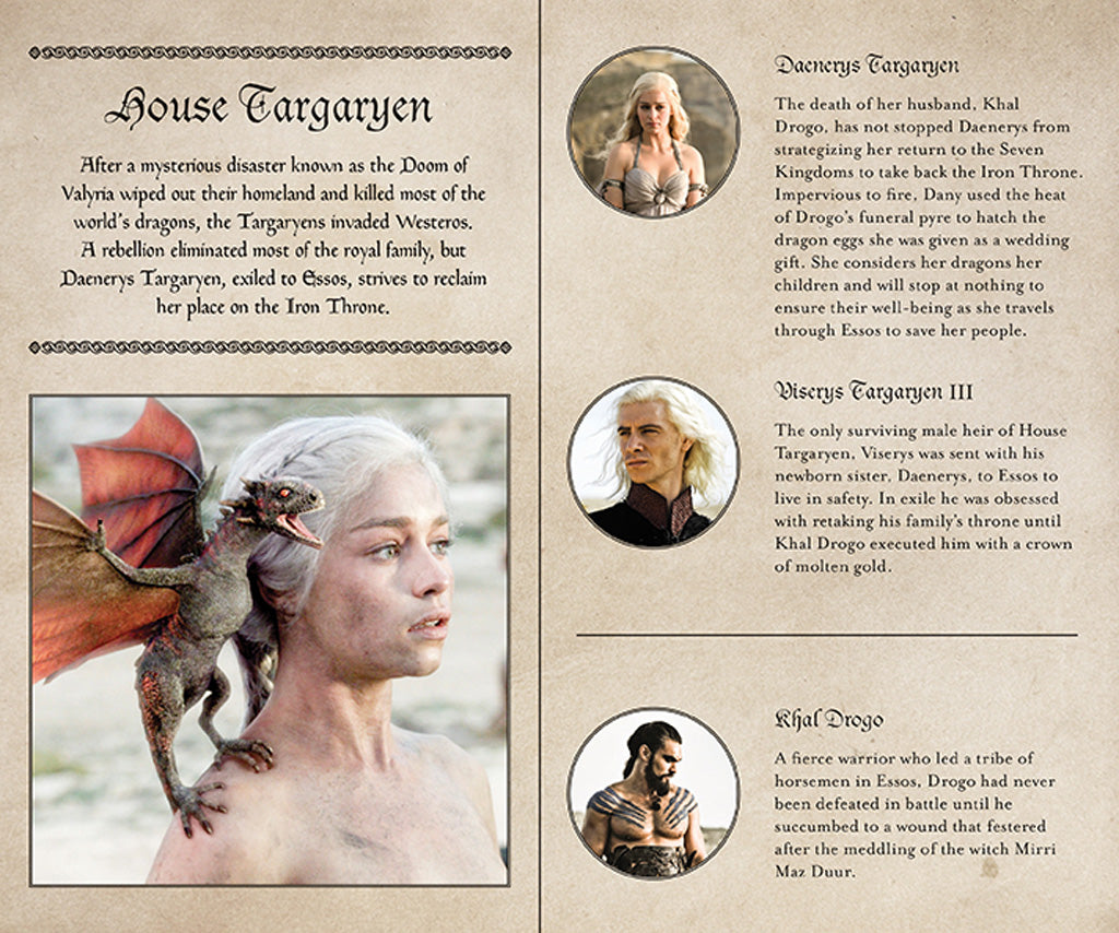 Game of Thrones: House Targaryen Hardcover Ruled Journal (Large)