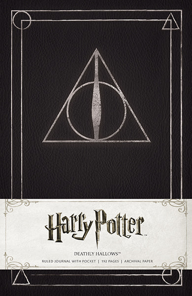 Harry Potter Deathly Hallows Hardcover Ruled Journal