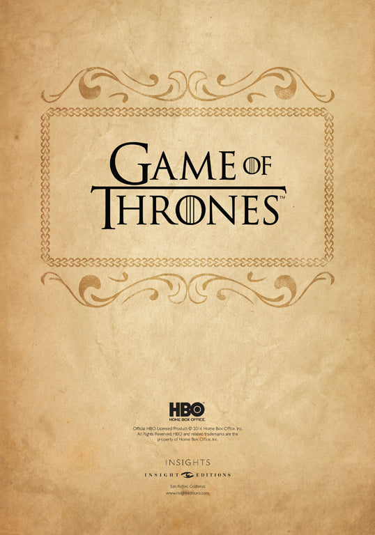 Game of Thrones: Deluxe Hardcover Sketchbook