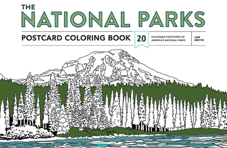 The National Parks Postcard Coloring Book
