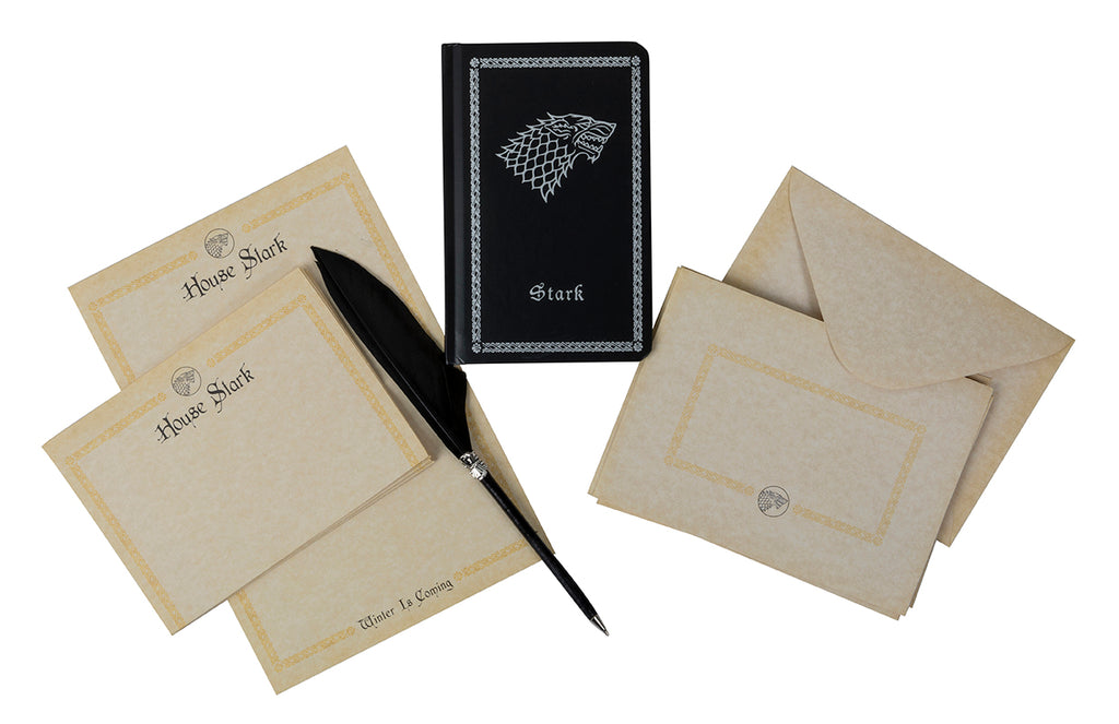 Game of Thrones: House Stark: Desktop Stationery Set (With Pen)