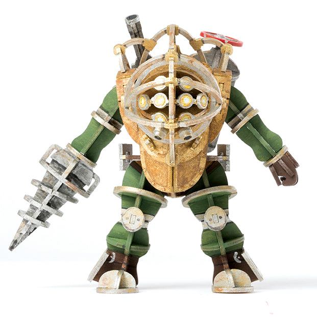 IncrediBuilds: BioShock: Big Daddy 3D Wood Model and Poster