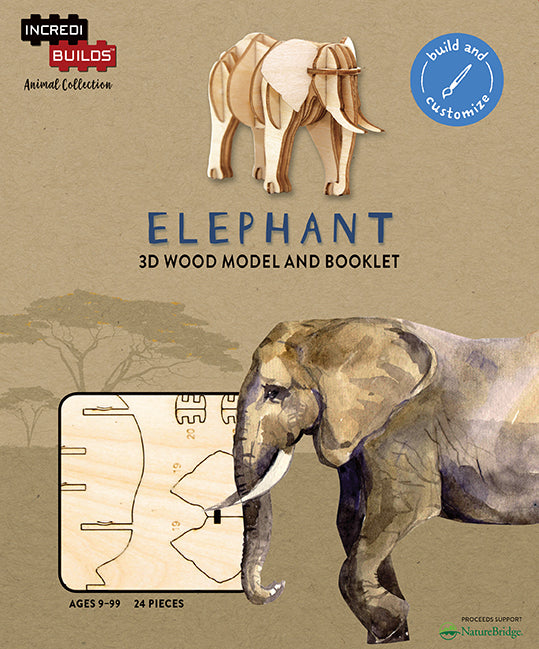 IncrediBuilds Animal Collection: Elephant