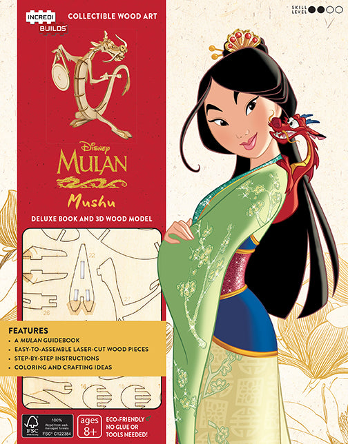 IncrediBuilds: Disney’s Mulan: Mushu Deluxe Book and Model Set