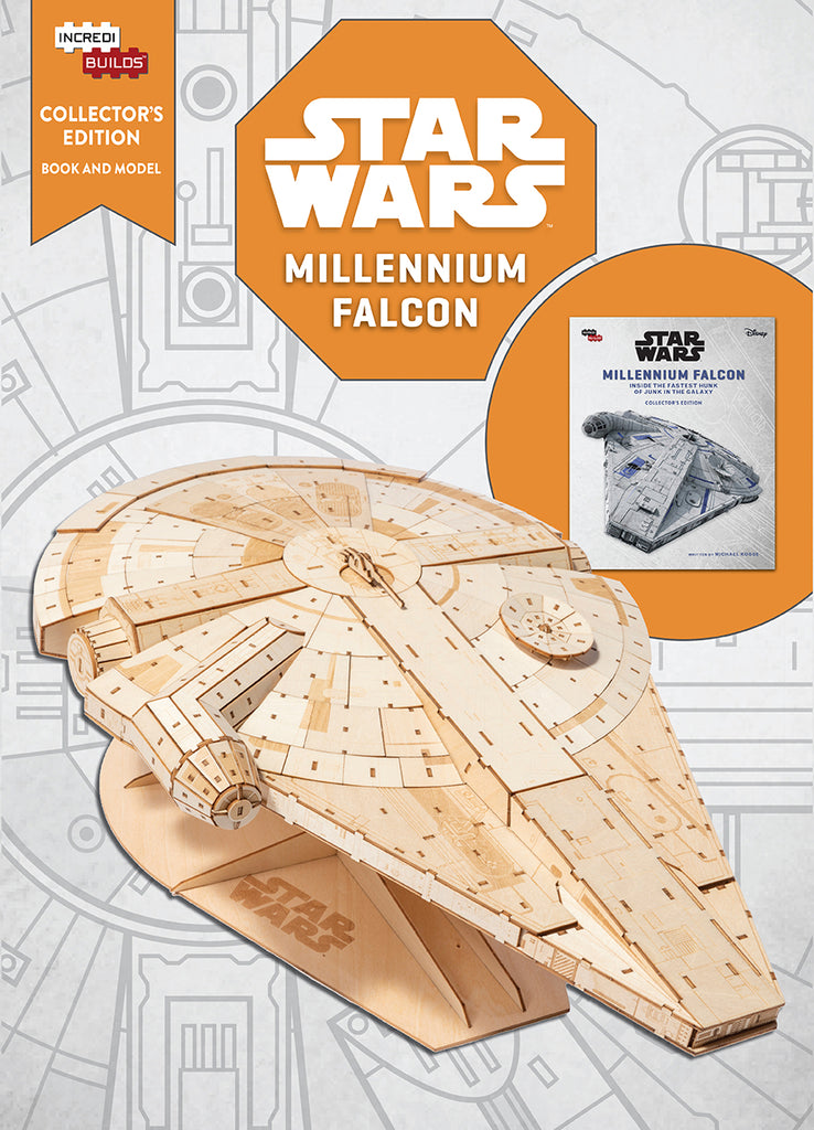 IncrediBuilds: Millennium Falcon: Collector's Edition Book and Model