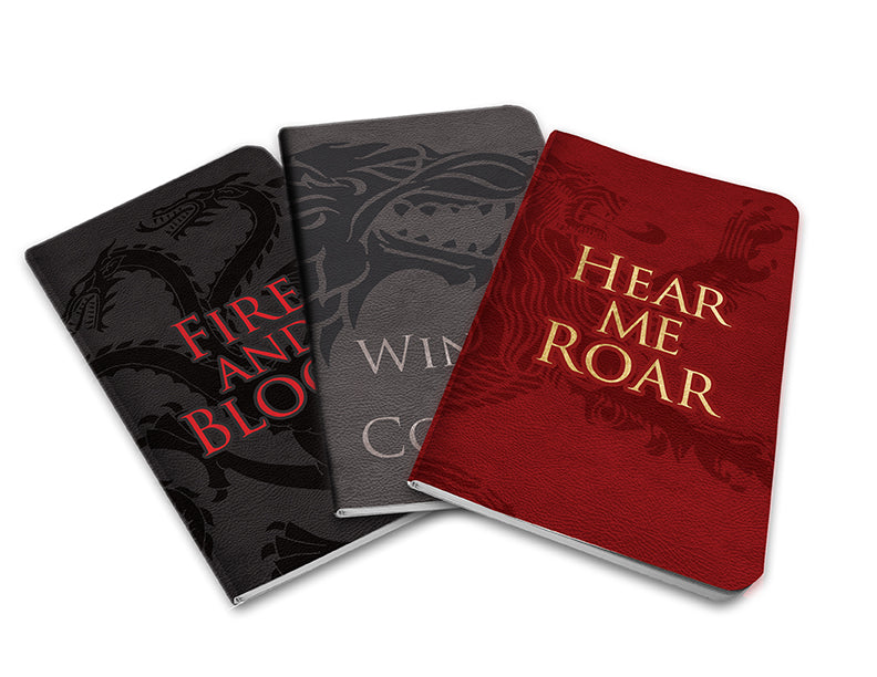 Game of Thrones: Pocket Notebook Collection (Set of 3): House Words