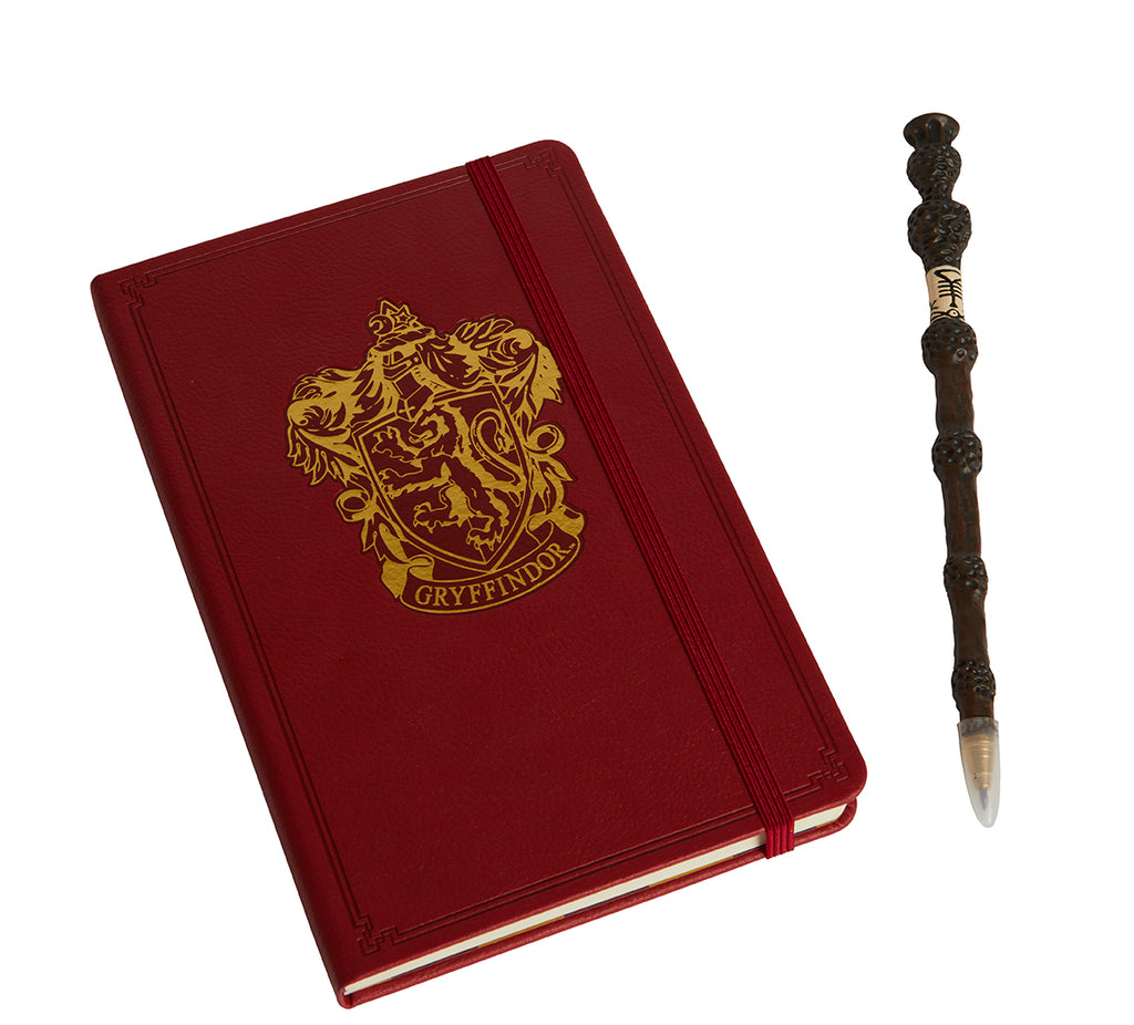 Harry Potter: Gryffindor Hardcover Journal and Elder Wand Pen Set