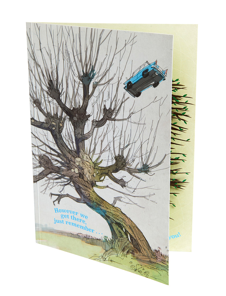Harry Potter: Whomping Willow Friendship Signature Pop-Up Card