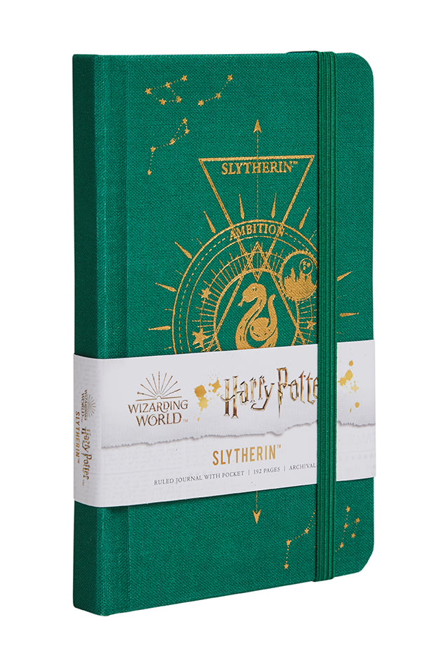 Harry Potter: Slytherin Constellation Ruled Pocket Journal