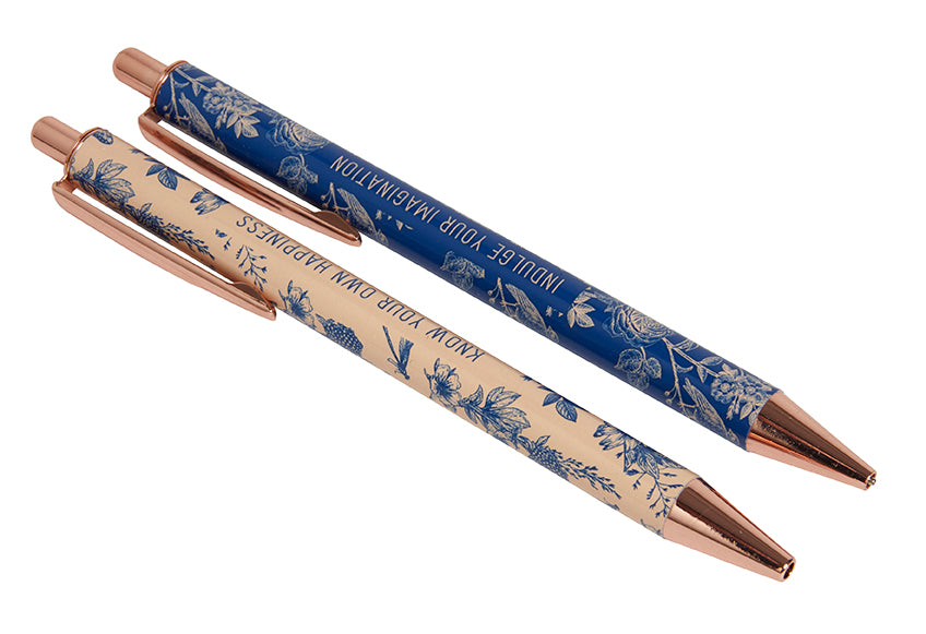 Jane Austen: Floral Pen and Pencil Set (Set of 2)