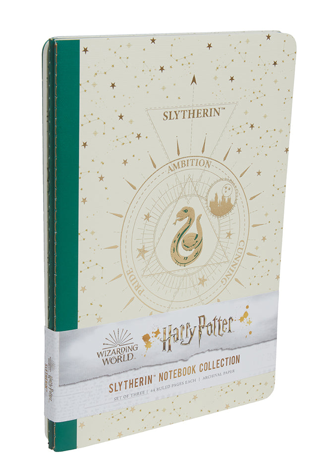 Harry Potter: Slytherin Constellation Sewn Notebook Collection (Set of 3)