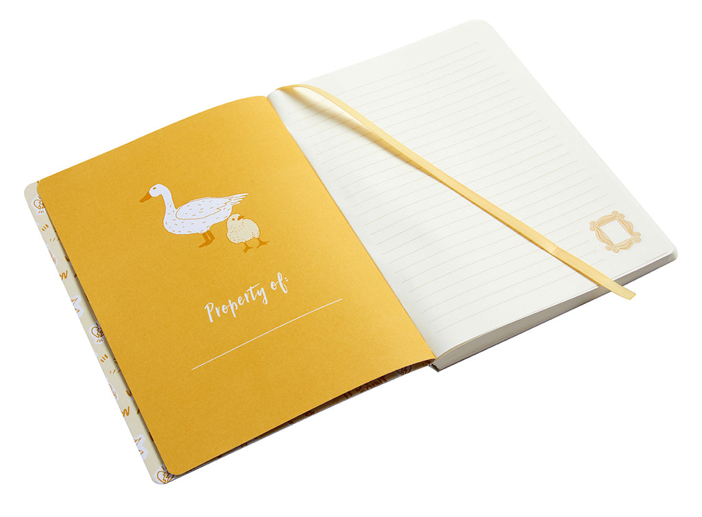 Friends: Yellow Frame Softcover Notebook
