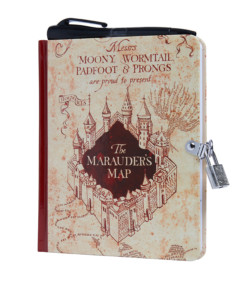 Harry Potter: Marauder's Map Lock & Key Diary