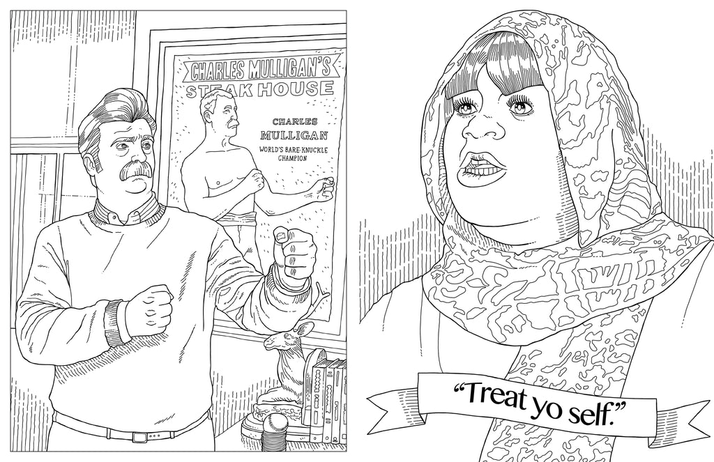Parks and Recreation: The Official Coloring Book