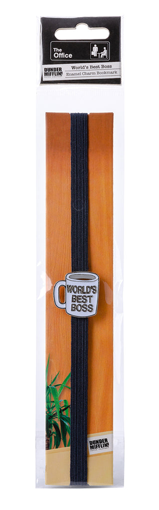 The Office: World's Best Boss Enamel Charm Bookmark