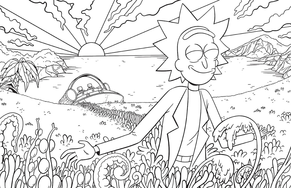 Rick and Morty: Sometimes Science is More Art Than Science: The Official Coloring Book