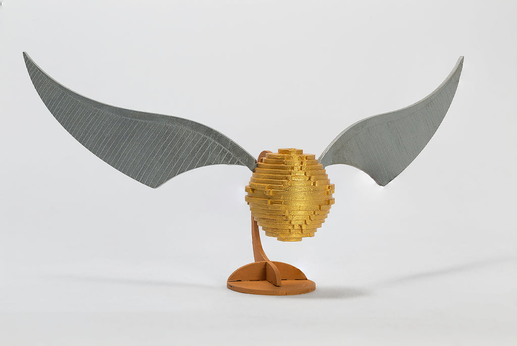 IncrediBuilds: Harry Potter: Golden Snitch 3D Wood Model and Book